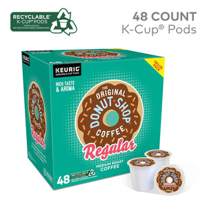 The Original Donut Shop Regular Keurig K-Cup Pods, Medium Roast Coffee, 48 Count