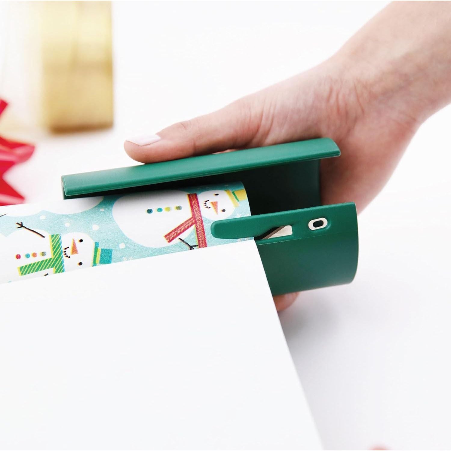 The Original Little ELF Gift Wrap Cutter (2-Pack) | As Seen On Shark Tank | Holiday Wrapping Paper Cutter,