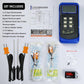 Thermocouple Thermometer Digital K Type Thermometer HVAC Thermometer Dual Temperature Meter With 4 Thermocouples, MAX/MIN/AVG Temperature Measurement, -50~1300°C (-58~2372°F), Blue,