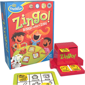 ThinkFun Zingo Bingo Game for Preschool Kids Age 4 and Up Fun Family Learning Game for Readers