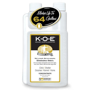 Thornell K.O.E. Apricot Odor Eliminator for Pets, 16oz Concentrate, Strong Scent Removal, Safe Formula