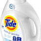 Tide Free & Gentle Liquid Laundry Detergent, Unscented, Hypoallergenic, HE Compatible, 64 Loads, 84oz