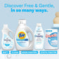 Tide Free & Gentle Liquid Laundry Detergent, 100 Loads, 132oz, Clean Laundry Detergent