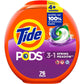 Tide Tide PODS Liquid Laundry Detergent Soap Pacs, Powerful 3-in-1 Clean In One Step, He Compatible, Spring Meadow Scent, 76 Count