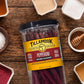 Tillamook Country Smoker Real Hardwood Smoked Sausages, Pepperoni, 152oz Tall Jar, 20 Count