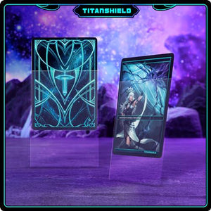 TitanShield Premium Card Sleeves, 150 Count, Clear, 66x91mm, MTG, Pokémon, Board Games Compatible