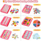 Montessori Busy Board for Toddlers Age 2 3 4 Sensory Travel Toy with Educational Activities