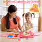 Montessori Busy Board for Toddlers Age 2 3 4 Sensory Travel Toy with Educational Activities