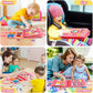 Montessori Busy Board for Toddlers Age 2 3 4 Sensory Travel Toy with Educational Activities