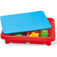 Kidoozie Sensory Table with Lid Compatible with Mega Blocks Indoor Outdoor Toddler Table Red