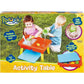 Kidoozie Sensory Table with Lid Compatible with Mega Blocks Indoor Outdoor Toddler Table Red