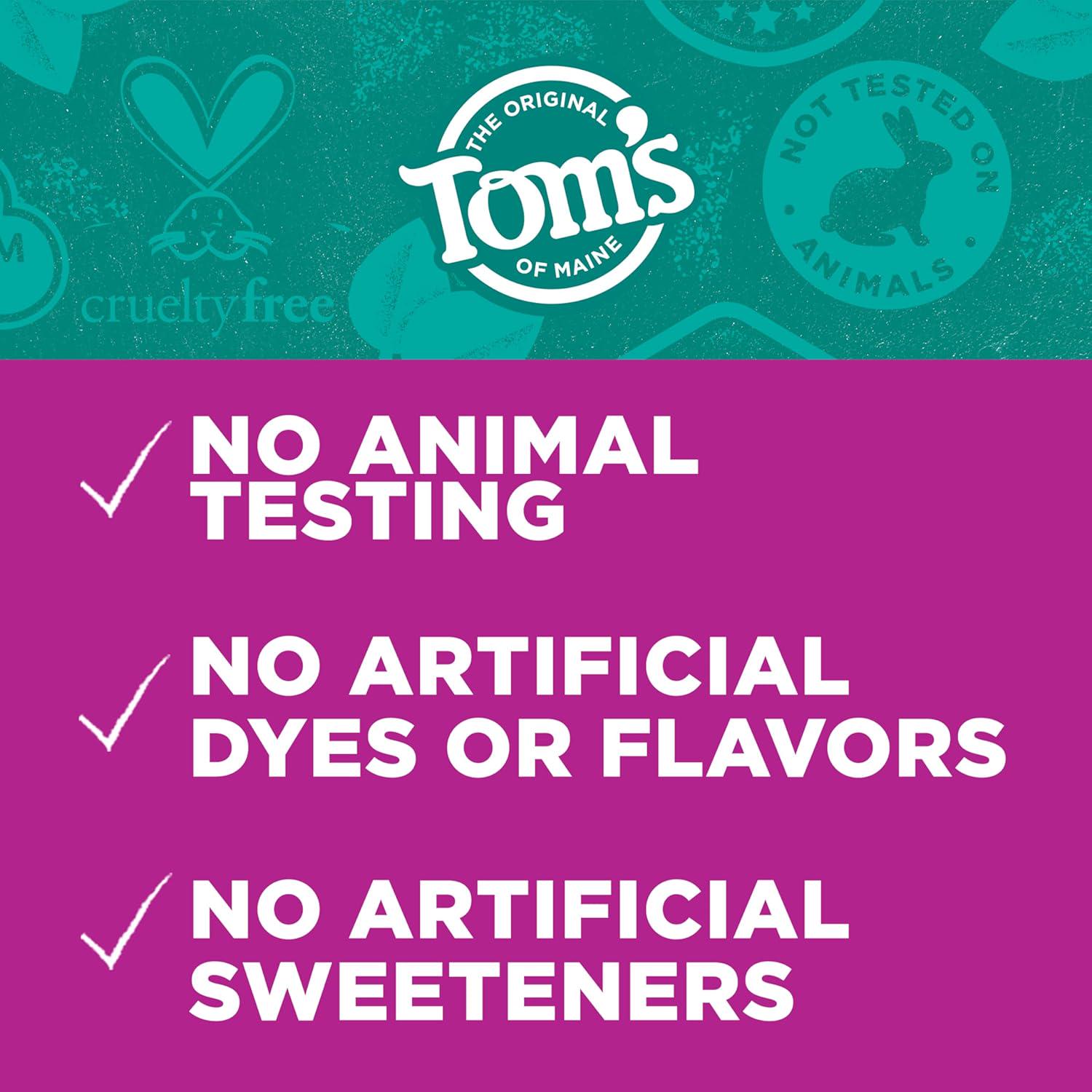 Tom S Of Maine Antiplaque And Whitening Toothpaste, Fluoride Free, Fennel, 3 Pack, 4.5 Oz,