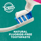 Tom's Of Maine Fluoride-Free Antiplaque And Whitening Natural Toothpaste, Spearmint, 4.5 Oz. 3-Pack,