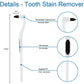 Tooth Stain Remover, Dental Plaque Tool, Tartar Eraser Polisher, Professional Teeth Whitening Polishing Cleaning Kit, Home Calculus Removal Effectively, NOT Electric Cleaner Brush/Dentist,