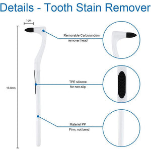 Tooth Stain Remover, Dental Plaque Tool, Tartar Eraser Polisher, Professional Teeth Whitening Polishing Cleaning Kit, Home Calculus Removal Effectively, NOT Electric Cleaner Brush/Dentist,