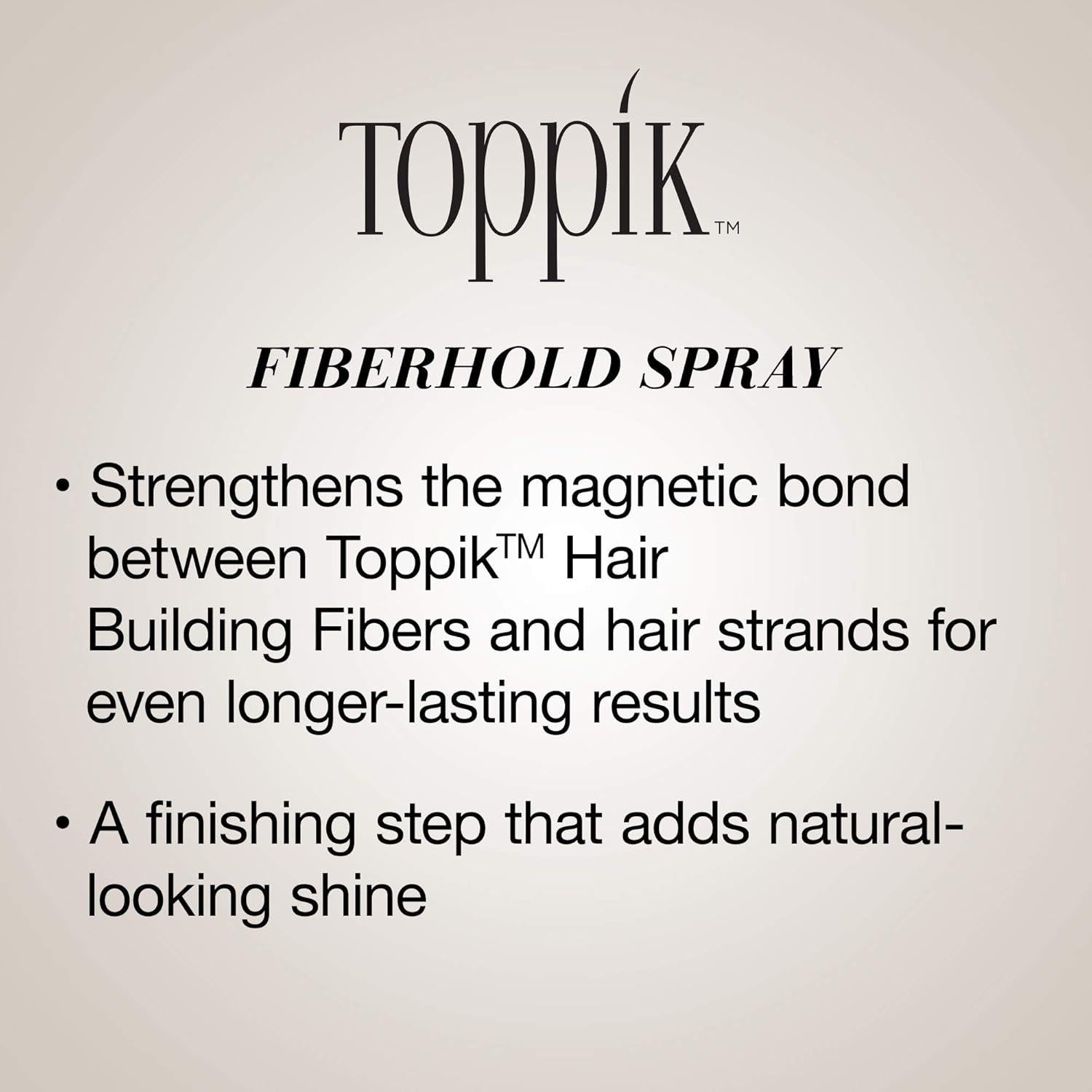 Toppik FiberHold Spray Unscented, 4 Fl Oz,