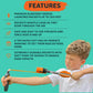 Slingshot Rocket Launcher Outdoor Toy for Kids Pool Beach Summer Game Gift for Ages 8 and Up