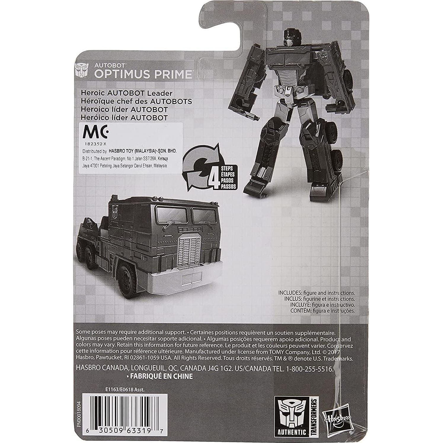 Transformers E1163 GEN Project Storm Optimus Prime Action Figure,