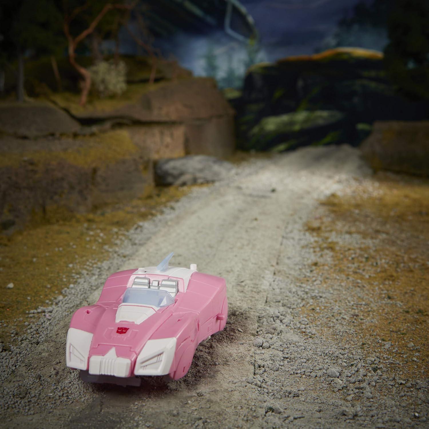 Transformers Toys Generations War For Cybertron: Earthrise Deluxe WFC-E17 Arcee Action Figure - Kids Ages 8 And Up, 5.5-inch,
