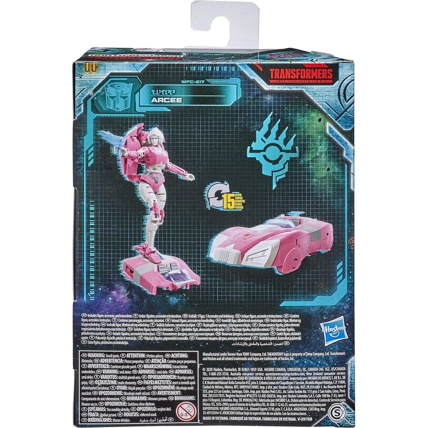 Transformers Toys Generations War For Cybertron: Earthrise Deluxe WFC-E17 Arcee Action Figure - Kids Ages 8 And Up, 5.5-inch,
