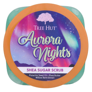 Tree Hut Aurora Nights Shea Sugar Scrub | Exfoliating Body Scrub Removes Dead, Dry Skin For A Soft And Hydrated Feel | Nourishing Essential Body Care | 18 Fl Oz.,