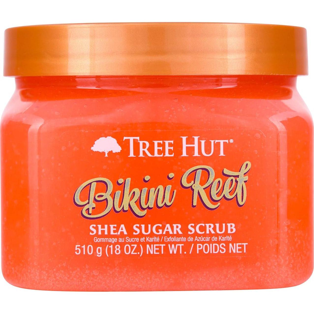 Tree Hut Bikini Reef Shea Sugar Scrub | Exfoliating Body Scrub Removes Dead, Dry Skin For A Soft And Hydrated Feel | Nourishing Essential Body Care | 18 Fl Oz.,