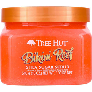 Tree Hut Bikini Reef Shea Sugar Scrub | Exfoliating Body Scrub Removes Dead, Dry Skin For A Soft And Hydrated Feel | Nourishing Essential Body Care | 18 Fl Oz.,