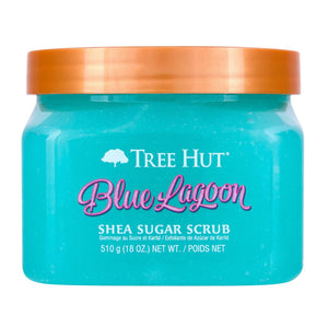 Tree Hut Blue Lagoon Shea Sugar Scrub | Exfoliating Body Scrub Removes Dead, Dry Skin For A Soft And Hydrated Feel | Nourishing Essential Body Care | 18 Fl Oz.,