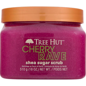 Tree Hut Cherry Rave Shea Sugar Scrub | Exfoliating Body Scrub Removes Dead, Dry Skin For A Soft And Hydrated Feel | Limited Edition Fall | Nourishing Essential Body Care | 18 Fl Oz.,