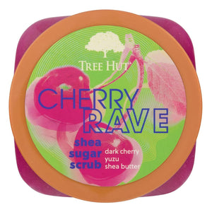 Tree Hut Cherry Rave Shea Sugar Scrub | Exfoliating Body Scrub Removes Dead, Dry Skin For A Soft And Hydrated Feel | Limited Edition Fall | Nourishing Essential Body Care | 18 Fl Oz.,