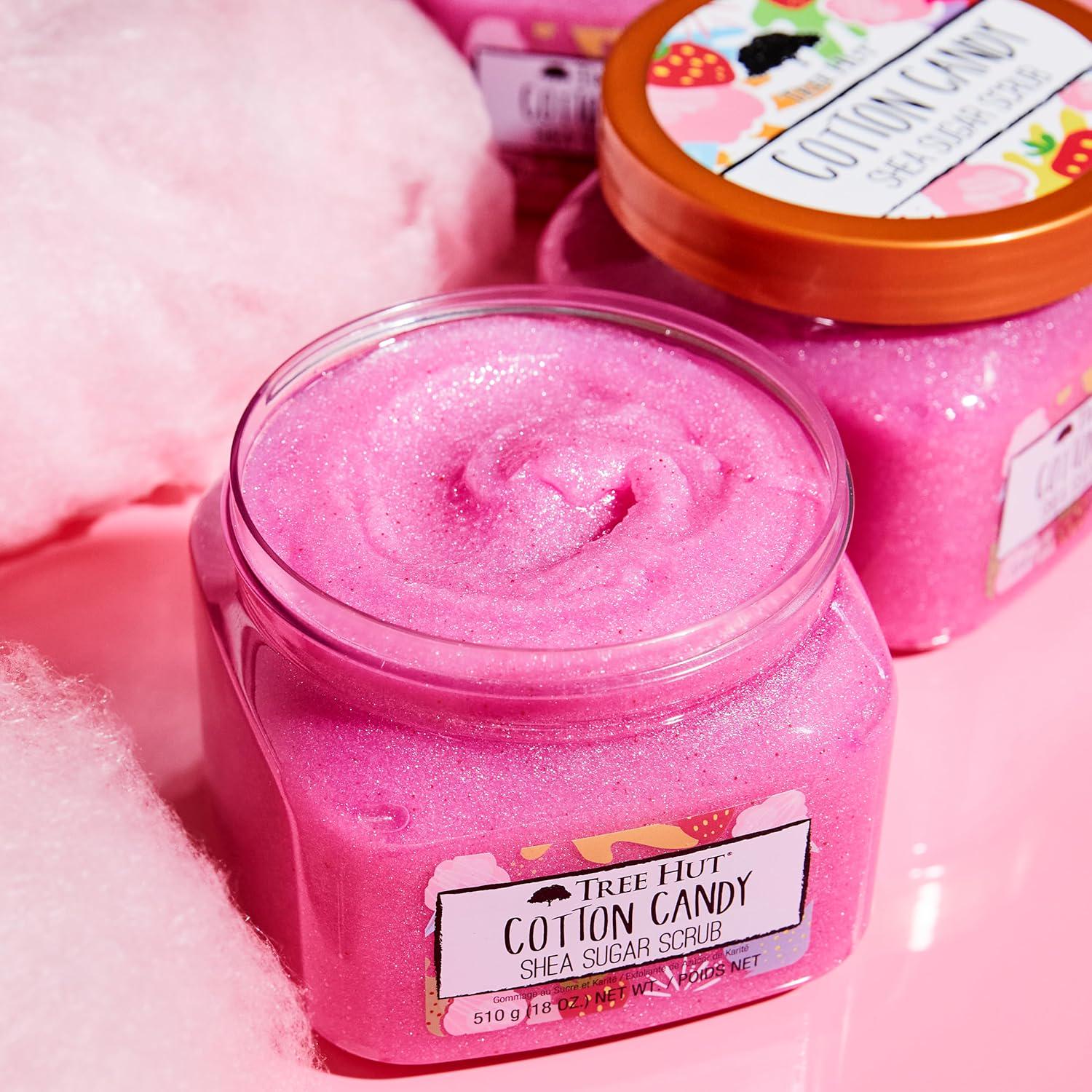 Tree Hut Cotton Candy Shea Sugar Scrub, 510 Grams,