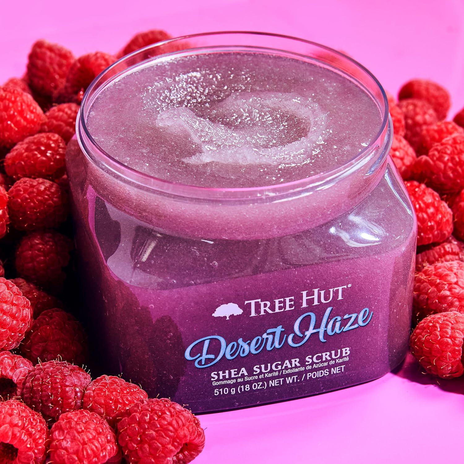 Tree Hut Desert Haze Shea Sugar Scrub | Exfoliating Body Scrub Removes Dead, Dry Skin For A Soft And Hydrated Feel | Nourishing Essential Body Care | 18 Fl Oz.,