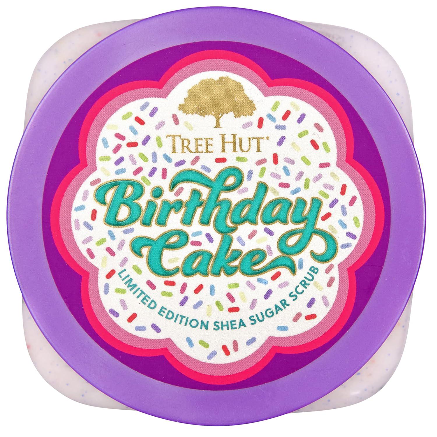 Tree Hut Exfoliating Shea Sugar Scrub Birthday Cake, 18 Oz,