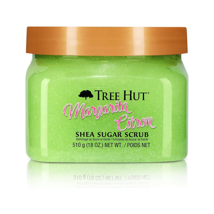 Tree Hut Margarita Citron Shea Sugar Scrub, Exfoliating Body Scrub, Removes Dry Skin, Hydrating, 18 fl oz