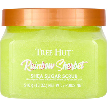 Tree Hut Rainbow Sherbet Shea Sugar Scrub | Exfoliating Body Scrub Removes Dead, Dry Skin For A Soft And Hydrated Feel | Nourishing Essential Body Care | 18 Fl Oz.,