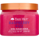 Tree Hut Raspberry Fizz Shea Sugar Scrub | Exfoliating Body Scrub Removes Dead, Dry Skin For A Soft And Hydrated Feel | Nourishing Essential Body Care | 18 Fl Oz.,