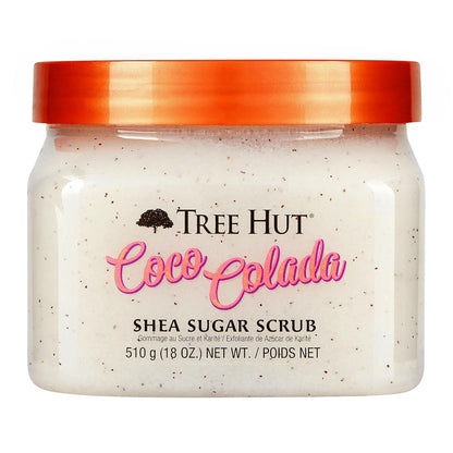 Tree Hut Shea Sugar Scrub Coco Colada, 18 Oz, Ultra Hydrating And Exfoliating Scrub For Nourishing Essential Body Care,