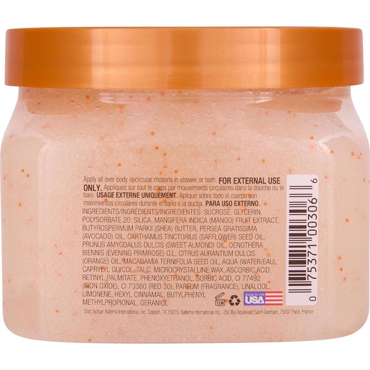 Tree Hut Shea Sugar Scrub Tropical Mango, 18oz, Ultra Hydrating And Exfoliating Scrub For Nourishing Essential Body Care,
