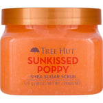 Tree Hut Sunkissed Poppy Shea Sugar Scrub | Exfoliating Body Scrub Removes Dead, Dry Skin For A Soft And Hydrated Feel | Nourishing Essential Body Care | 18 Fl Oz.,