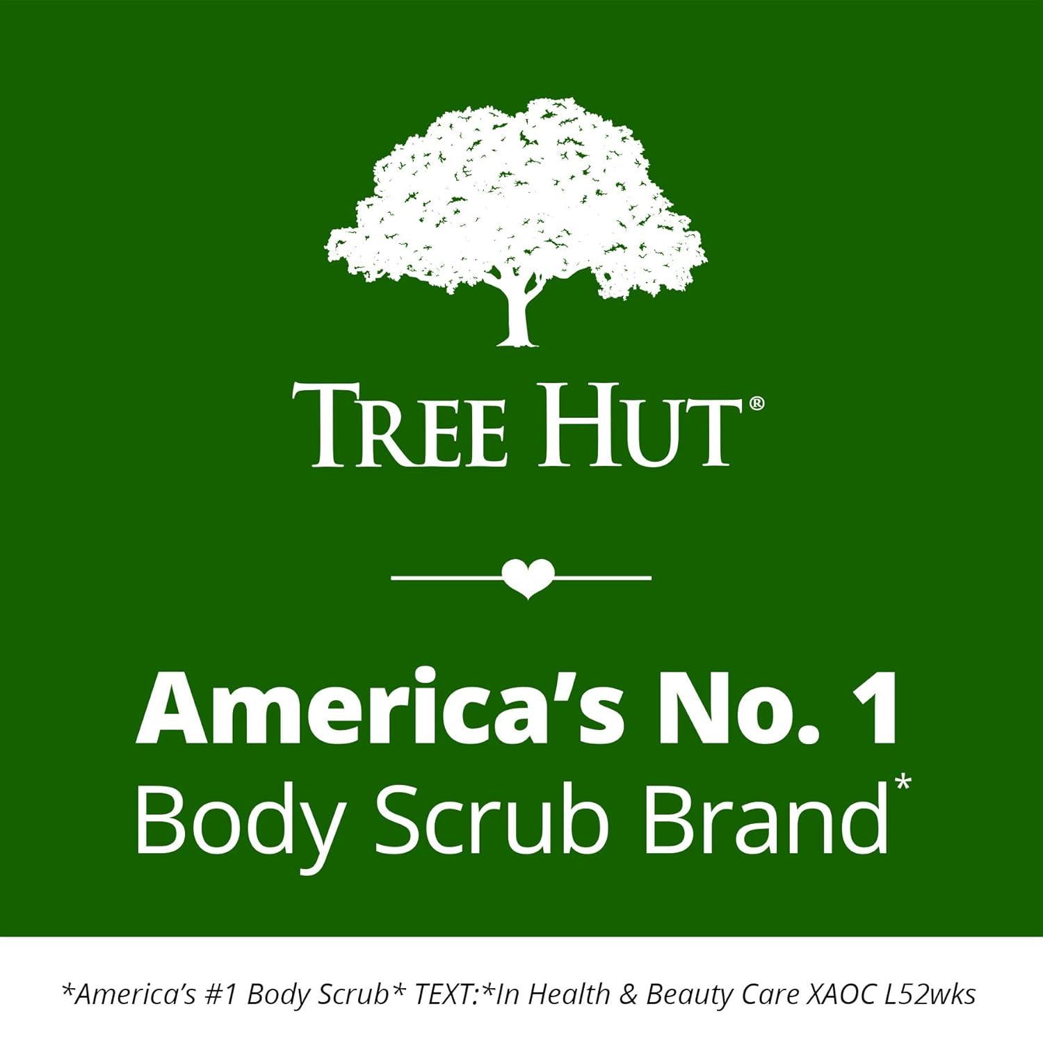 Tree Hut Ultra Hydrating And Exfoliating Sugar Scrub Mocha And Coffee Bean For Nourishing Essential Body Care, 18 Ounce,