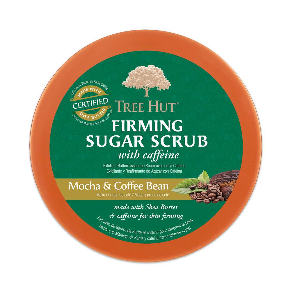 Tree Hut Ultra Hydrating And Exfoliating Sugar Scrub Mocha And Coffee Bean For Nourishing Essential Body Care, 18 Ounce,
