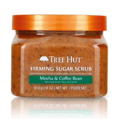 Tree Hut Ultra Hydrating And Exfoliating Sugar Scrub Mocha And Coffee Bean For Nourishing Essential Body Care, 18 Ounce,