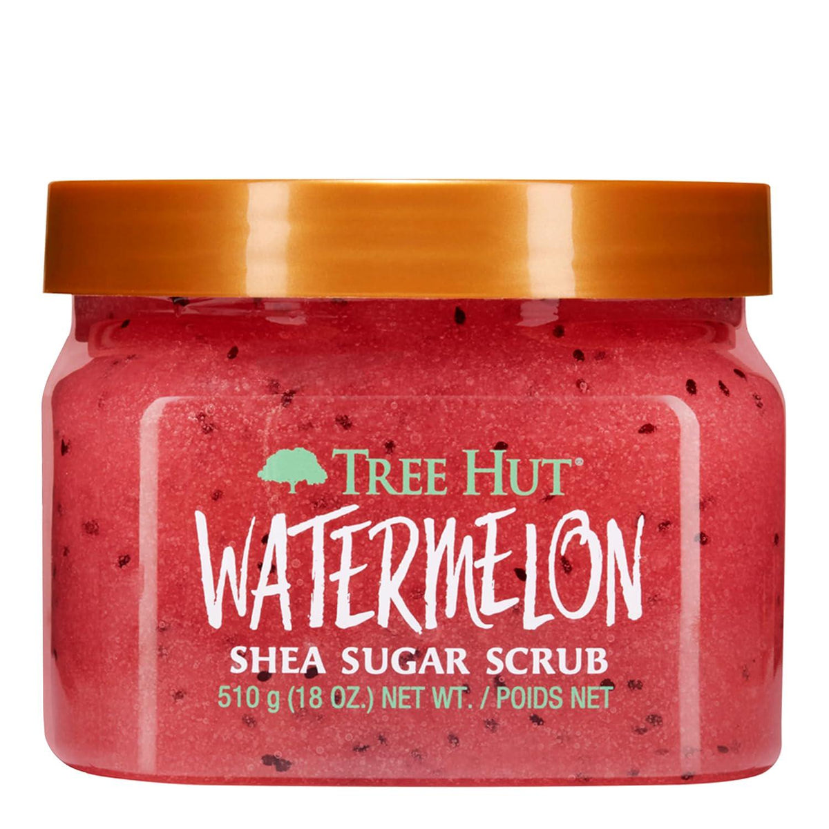 Tree Hut Watermelon Shea Sugar Scrub | Exfoliating Body Scrub Removes Dead, Dry Skin For A Soft And Hydrated Feel | Nourishing Essential Body Care | 18 Fl Oz.,