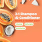 TropiClean 2 in 1 Dog Shampoo and Conditioner Papaya Scent 20 oz Moisturizing Detangler Puppy Safe