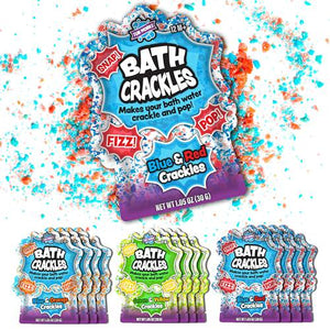 Tub Works Bath Crackles 12 Pack Sensory Fun Bath Toy for Toddlers Water Swirl Crackle Pop Non Toxic