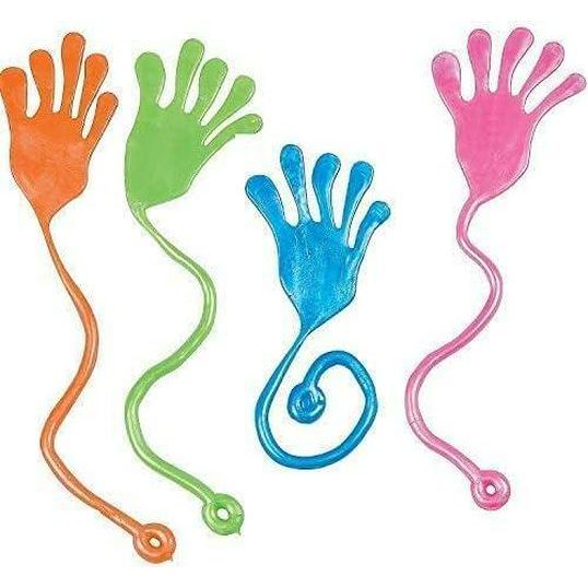 Tuko Sticky Hands 20-Pack, Stretchy Sticky Fingers Party Favors for Kids, Sensory Toy Set for Birthdays & Events