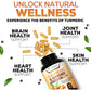 Nature's Nutrition Turmeric Curcumin Supplement, 1950mg, Organic Turmeric & Ginger, 95% Curcuminoids, 120 Capsules, Vegan Joint Support