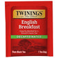 Twinings Decaffeinated English Breakfast Black Tea, Individually Wrapped Bags, 100 Count, Smooth Flavorful Black Tea, Enjoy Hot or Iced (Packaging May Vary)