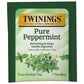 Twinings Twinings Pure Peppermint Herbal Tea Individually Wrapped Bags, 100 Count (Pack Of 1), Fresh Minty Flavour, Naturally Caffeine-Free, Enjoy Hot Or Iced | Packaging May Vary