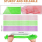 UJFQBH 3 Pieces African Bath Sponge African Net Long Net Bath Sponge Exfoliating Shower Body Scrubber Back Scrubber Skin Smoother,Great For Daily Use (Purple Pink Green),